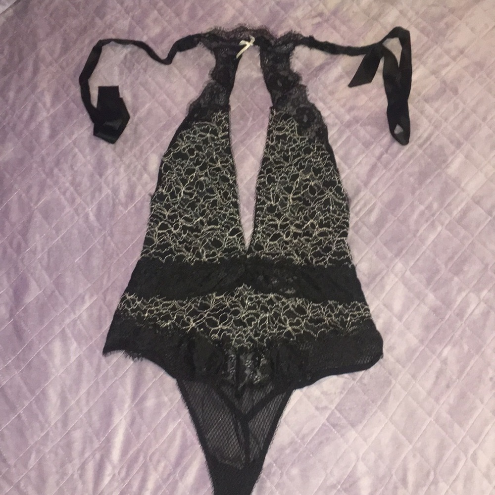 Never Worn Victoria’s Secret Black Teddy